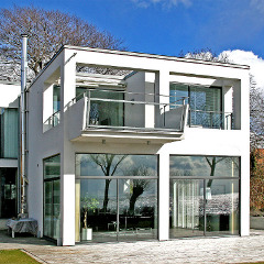 Installing aluminium sliding doors with side lights
